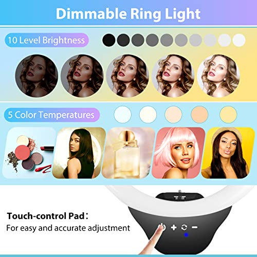 Anillo Luz Led 30cm Para Selfie Video Tripode Ajutable 170cm 2