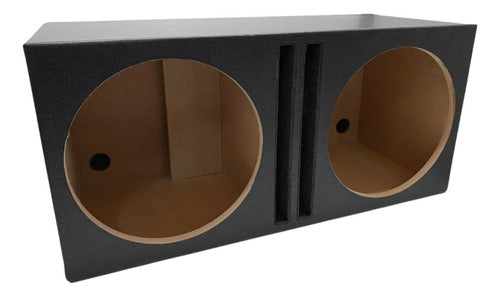 Muncar Cajon Caja Acustica Mdf Subwoofer Doble 12 Slot Port Litrada 0