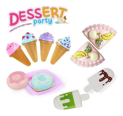 Alitoys Set De Helados Y Donas 10 Piezas Juego De Cocina 1