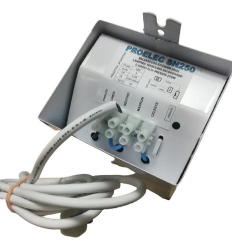 Proelec Indoor Balasto Dual Sodio Mercurio 250W Complete Fixture 0