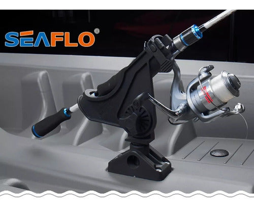 Seaflo 360° Rotatable Folding Fishing Rod Holder - Premium 3