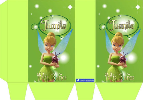 Tinkerbell Kit Impreso Para 20 Niños Personalizado 1