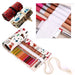 Portable Canvas Pencil Case Roll Holder Bag P 0