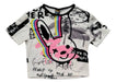 Bunny Grafitti T-Shirt - Trendy Tik Tok Summer Girls 3