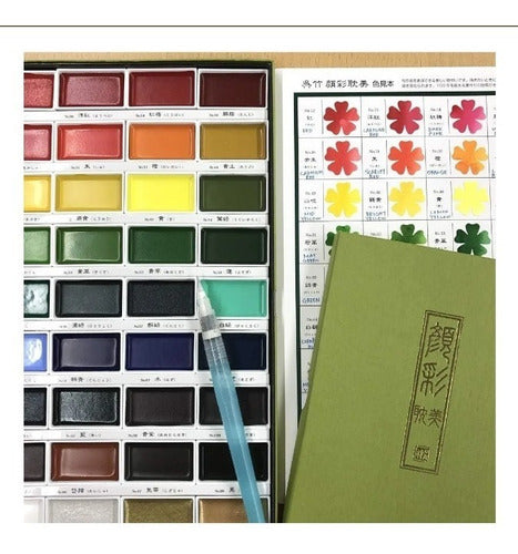 Kuretake Acuarela Gansai Tambi Estuche X 48 Colores 2