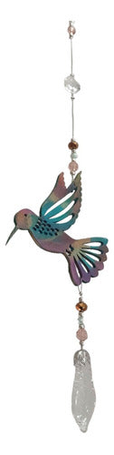 Medium Hummingbird with Dreamcatcher Pendant 0