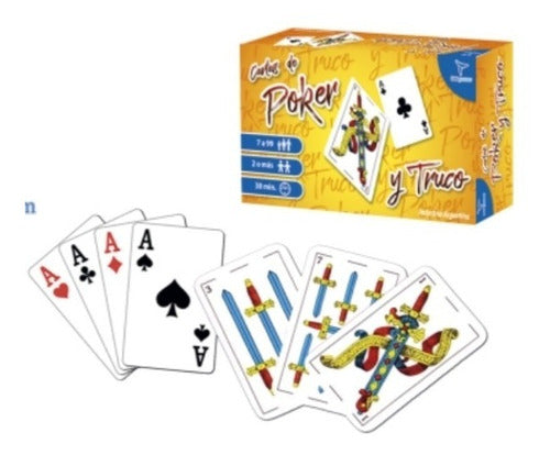 Set of 2 Poker and Truco Playing Cards by TotoGames - Casa Superbland 1
