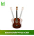 Electro-Criollo Guitar Brown with Case and Tuner by Winzz 5