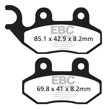 EBC Pastilla Freno SFAC264 Sym City Com S 300i Cbs 15 2