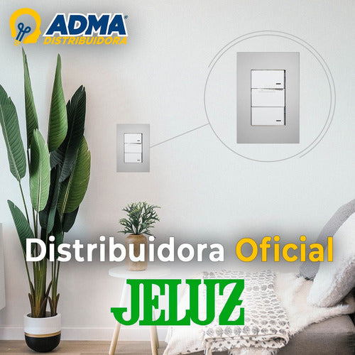 Jeluz Bastidor Platinum Completo Toma Doble Armado 2