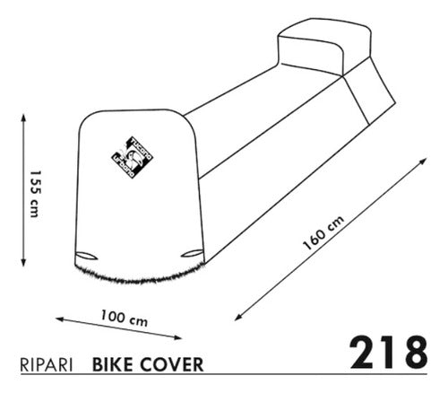 Tucano Urbano Waterproof Motorcycle Windshield Cover - Tucano Agrobikes 1