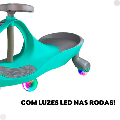 Carrinho Gira Gira Car Candy Com Led Verde Gir086 - Fenix 4