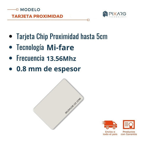 Tarjeta Proximidad Mf Control De Acceso Slim Fina 13.56khz 1