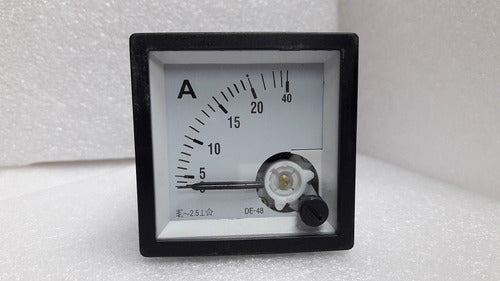 ELINDAR Combo 3 Analog Ammeters 20 Amper Direct 48 X 48mm 0