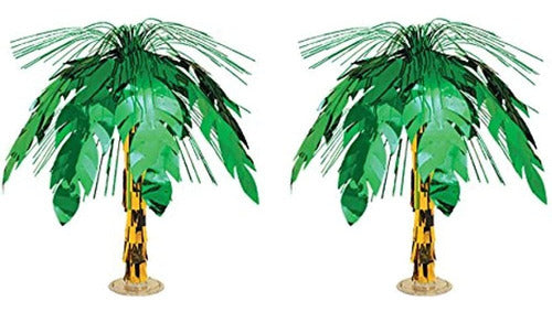 Beistle S50556AZ2, Cascading Centerpieces with 2 Palm Pieces 0