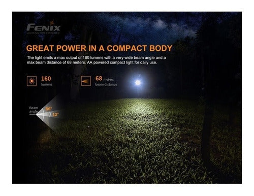 Fenix E12 V2.0 LED Flashlight 160 Lumens 2