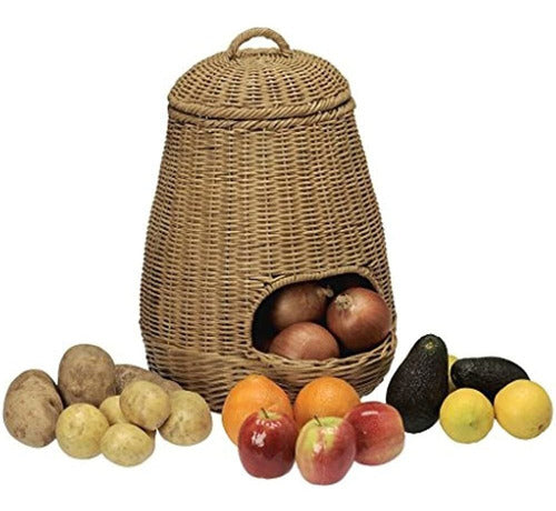 Kouboo Large Wicker Fruit and Vegetable Storage Basket 1020029 0