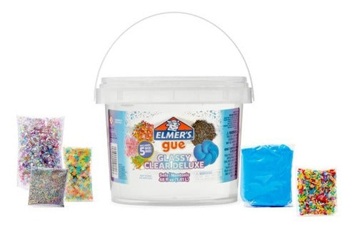 Elmer's Glassy Clear Deluxe Slime Bucket 3