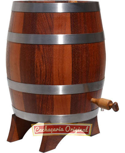 Barril Corote Envelhecer Cachaça Jataíba Vertical 6l Madeira 1