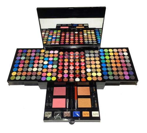 Deluxe Makeup Kit BR Beauty - 144 Eyeshadows, 40 Lipsticks, and More 1