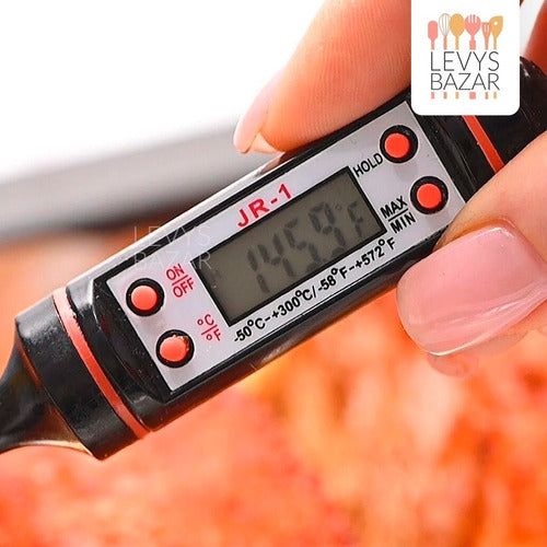 Levys Bazar Set Digital Thermometer + Oven Thermometer 6