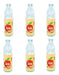 6 Glass Bottles 1 Liter Juice Jugs with Lid Siena 0
