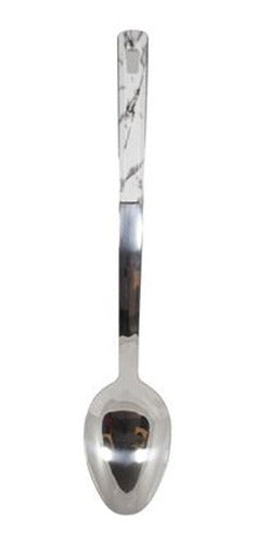 Stainless Steel Spoon 37 cm | Marble 5