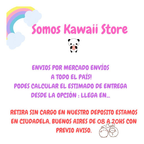 Somos Kawaii Mascarilla Kawaii Apta Infantil Kuromi En Tela Sorpresa X5 3