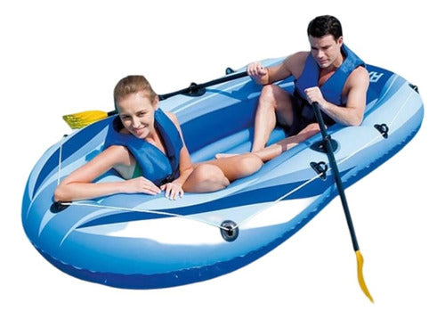 Bestway Inflatable Boat with Oars for 2 Adults 0