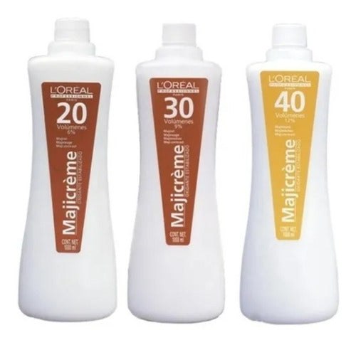 L'Oréal Majicreme Oxidante 1000ml 20/30/40 Vol 0