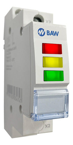 BAW Trifasico LED Indicator Red Amber Green 220V 0