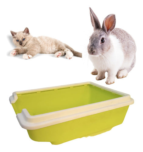 Rabbit Rodent Small Sanitary Tray Litter Box 10