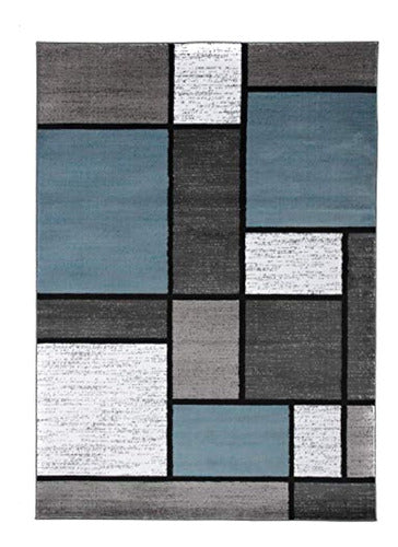 Rugshop Rug with Checkered Design 1