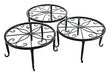 Metal 3 En 1 Potted Plant Floor Floor Flower Pot Rackiron Ra 0