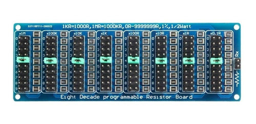 Modulo Resistencia Seleccionable 0.1r A 9999999r Ohm 0