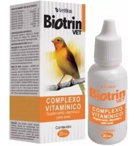 Biotrin Vet Complexo Vitamínico 20ml Vetbras 0