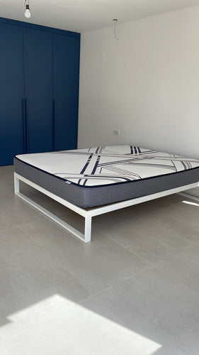 Tuxon Cama Minimalista 80x190 Base Entera En Una Pieza Sin R 0