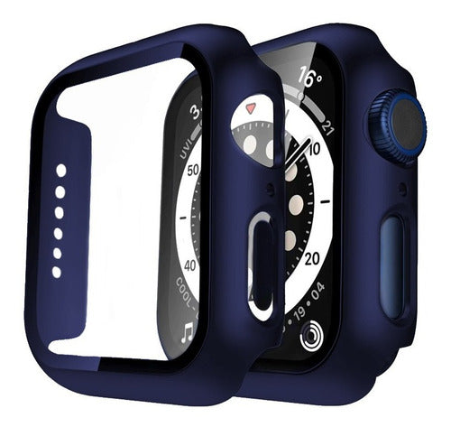 Protector Pantalla Case Smart Watch Rigido 42 Mm Azul-otec 0