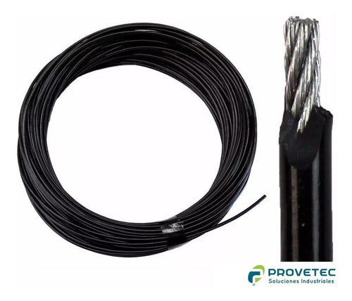 Provetec Cable De Acero Gym Reforzado Forrado 20m X 5mm Gimnasio Envío Gratis 2