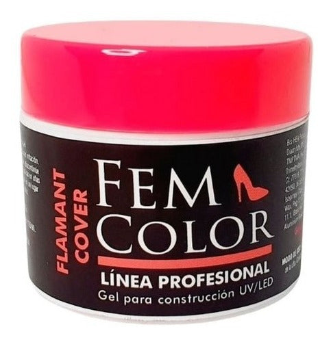 Fem Color UV LED Gel Flamant 30g Nail Construction LFME 1