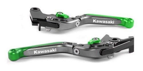 Kawasaki Levas Rebatibles Z900 Z1000 Gris Verde Mk Motos 0