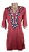 Anaandi Women's Hindu Kurta Tunic with Divine Embroidery and Beads 0