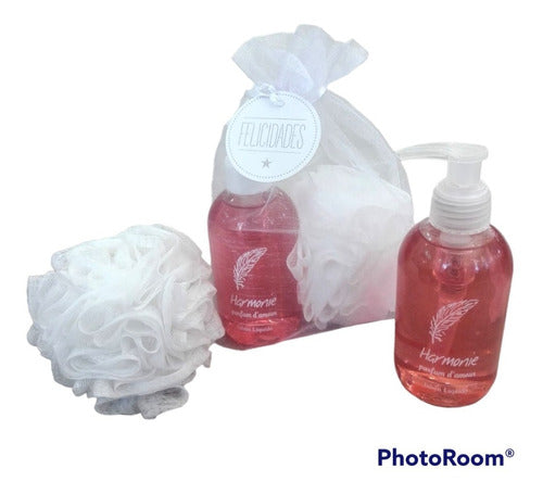 Zen Spa Gift Set with Rose Aroma - Congratulations Message - Pack Regalo Mujer Spa Aroma Rosa Set Kit Zen N52 Felicidades