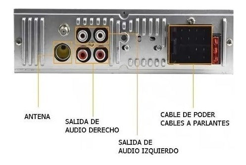 Radio Para Auto - Usb, Bluetooth Y Tarjeta De Memoria Sd 5