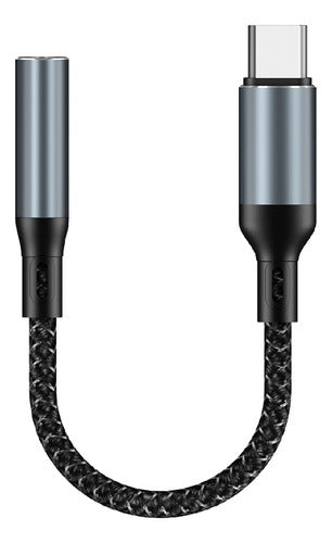 Cable Adaptador Tipo C A Mini Plug Aux Hembra 3.5mm Skyway 0