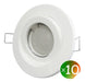 Pack of 10 Recessed LED 7W Dicroic Lamp Spotlights 10