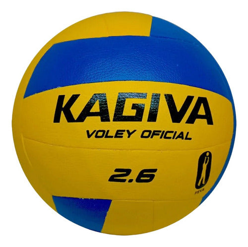 Kagiva Voley Ball 2.6 Tecnofusion Yellow Blue 1