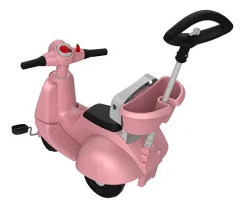 Triciclo De Passeio Banderetta Rosa Com Pedal Bandeirante 6