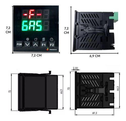 Controlador Digital  Forno Turbo Venâncio Twister Inv20604 1