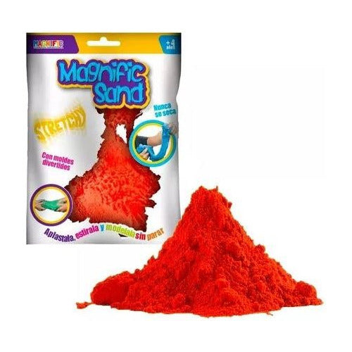 Magnific Kinetic Sand With Molds - Never Dries Out 1